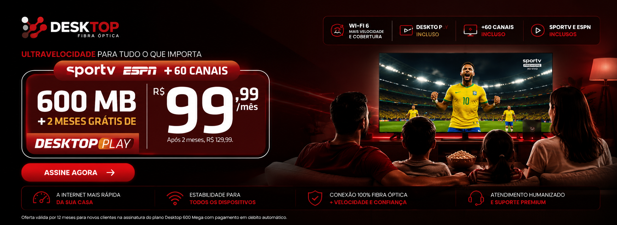 Desktop Fibra - Oferta Especial